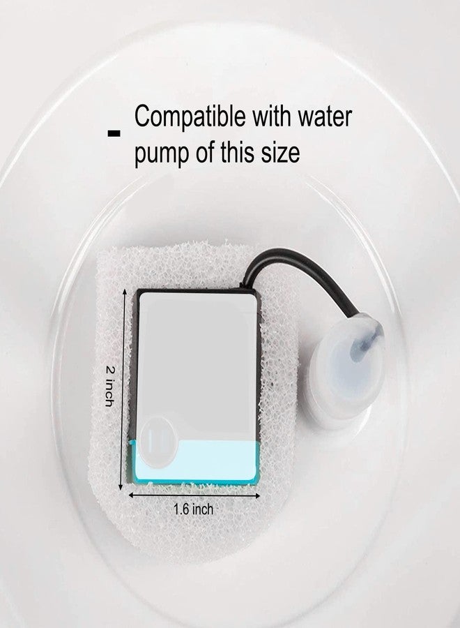 Cirfifth Cat Water Fountain Foam Filters, Compatible with Multiple Pet Fountain Dispenser Sponge Filters (8 Pcs) - Image 5